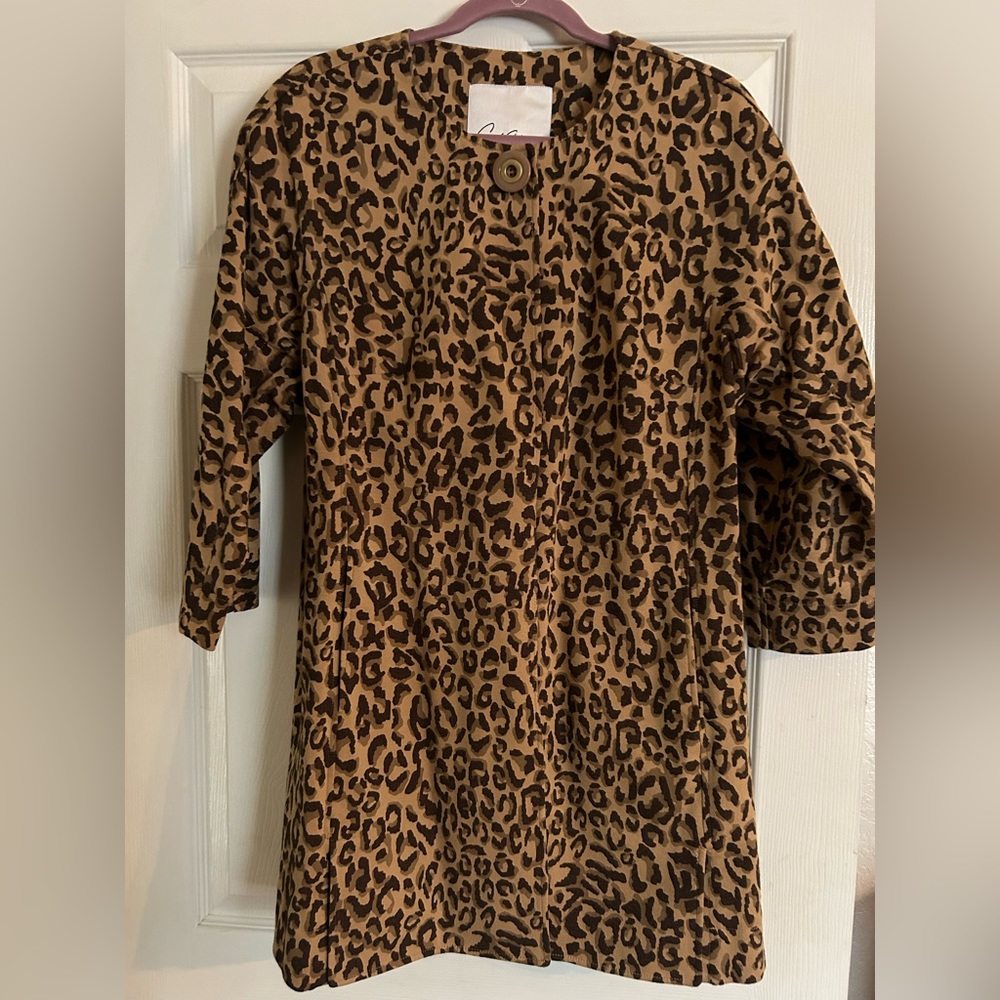 Carol  Anderson by Invitation Leopard Print Jacket